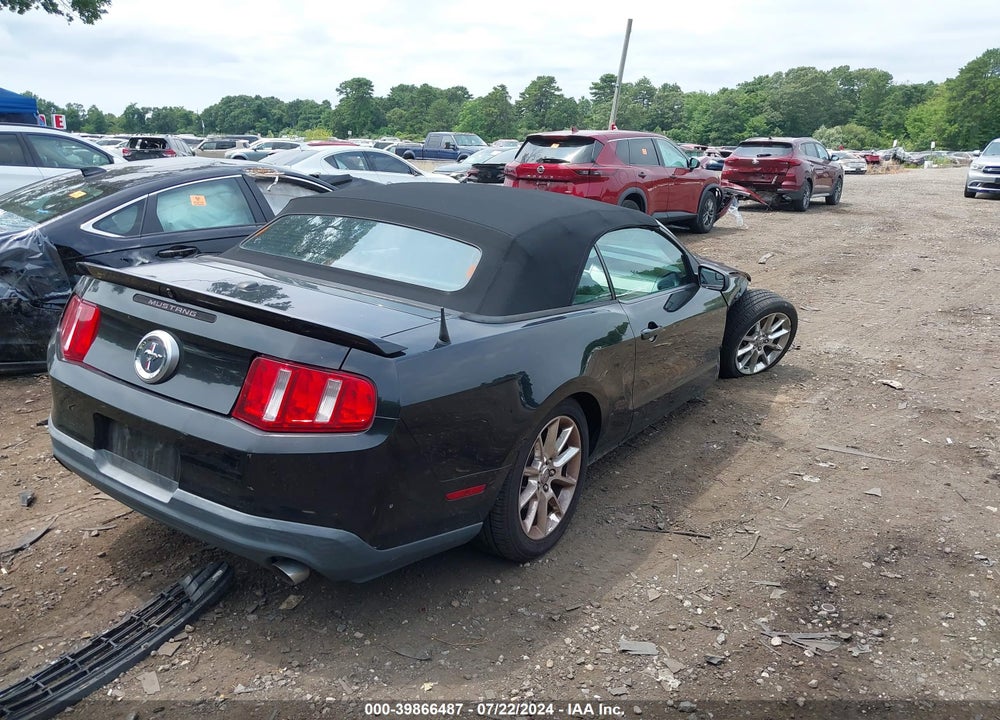 2011 FORD MUSTANG V6 PREMIUM VIN: 1ZVBP8EM3B5103222