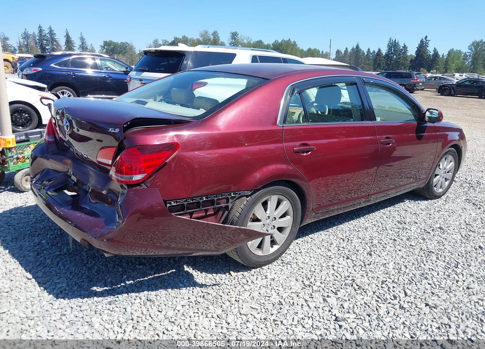 2006 TOYOTA AVALON XLS VIN: 4T1BK36B86U124088