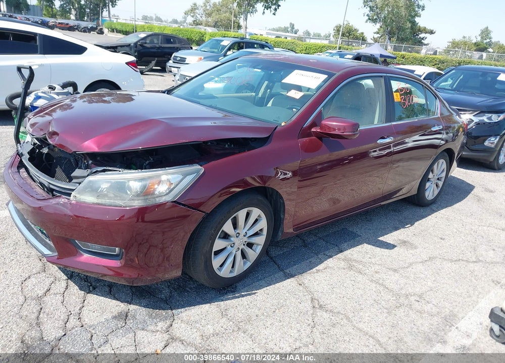 2013 HONDA ACCORD EX-L VIN: 1HGCR2F87DA046275
