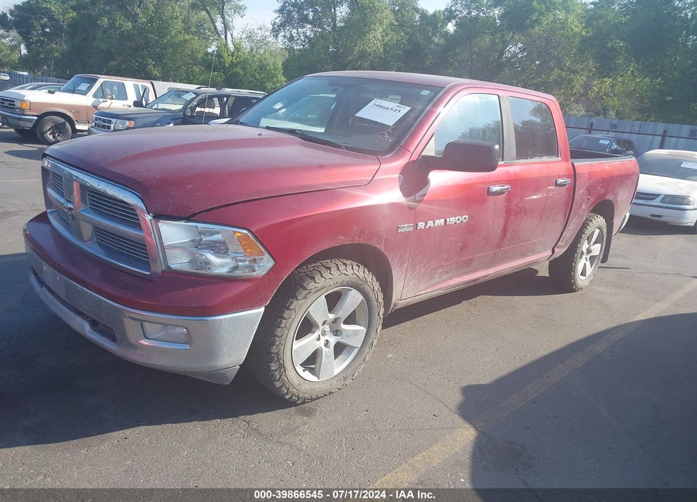 2012 RAM 1500 SLT VIN: 1C6RD7LT2CS343936