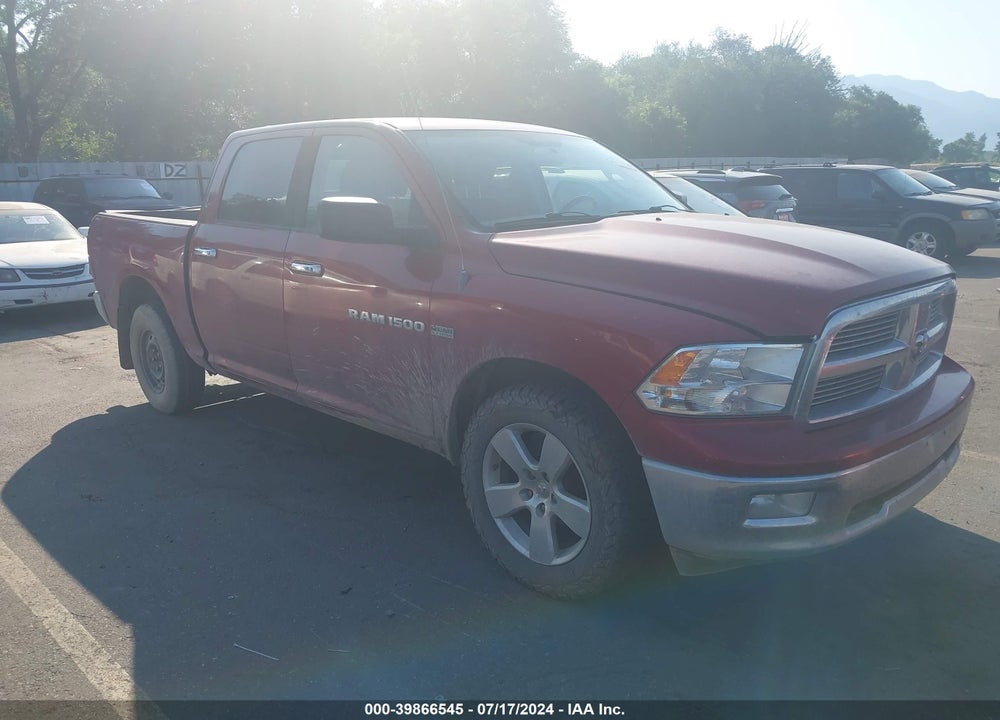 2012 RAM 1500 SLT VIN: 1C6RD7LT2CS343936