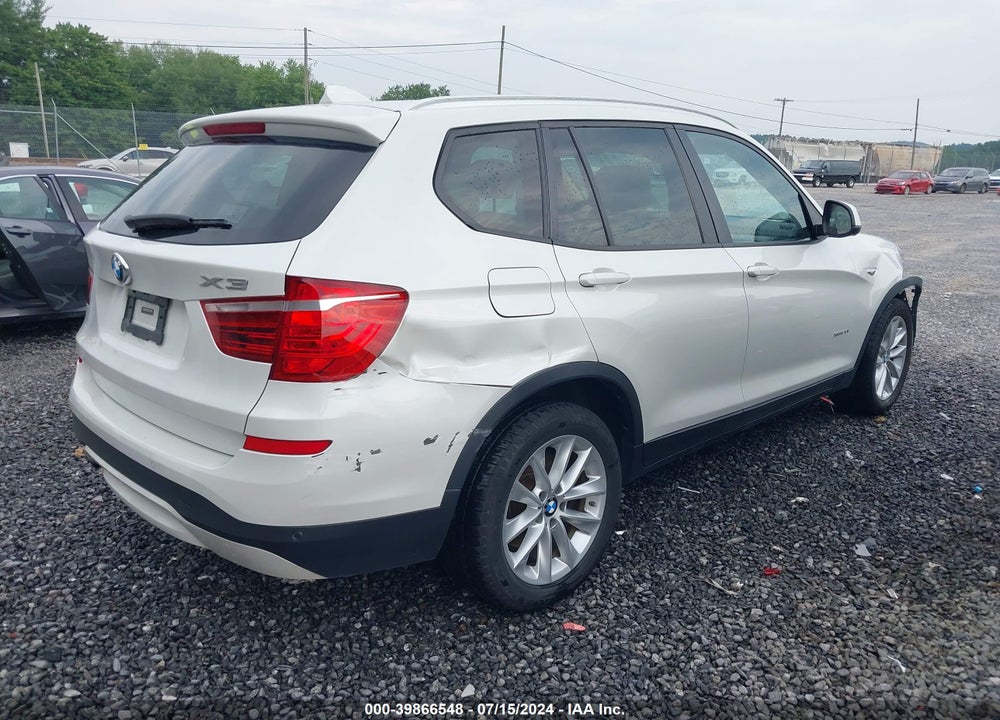 2017 BMW X3 XDRIVE28I VIN: 5UXWX9C37H0T21513