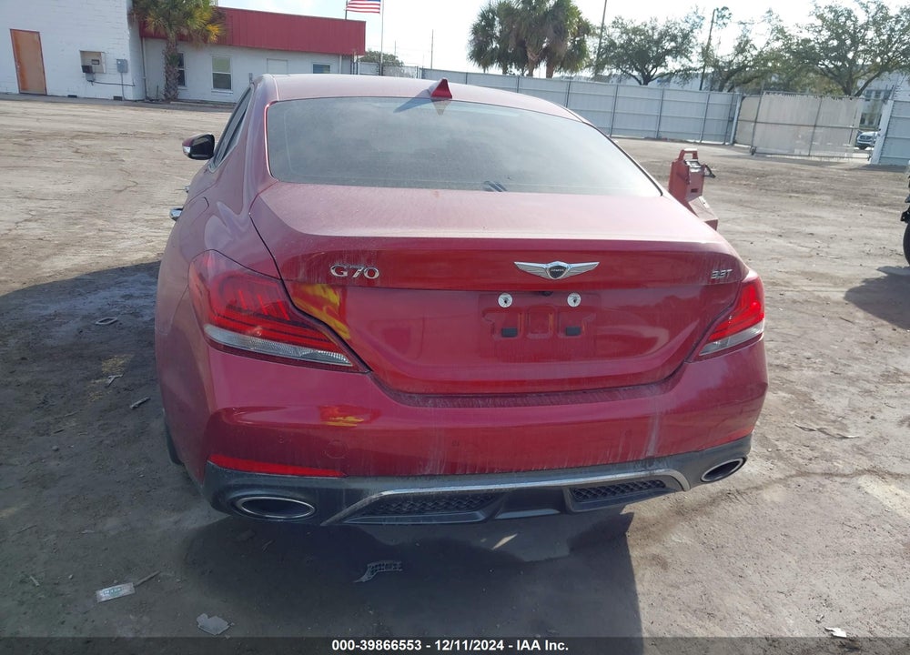 2019 GENESIS G70 VIN: KMTG74LE1KU014558