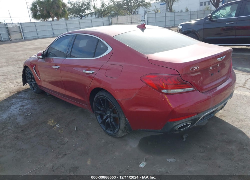 2019 GENESIS G70 VIN: KMTG74LE1KU014558