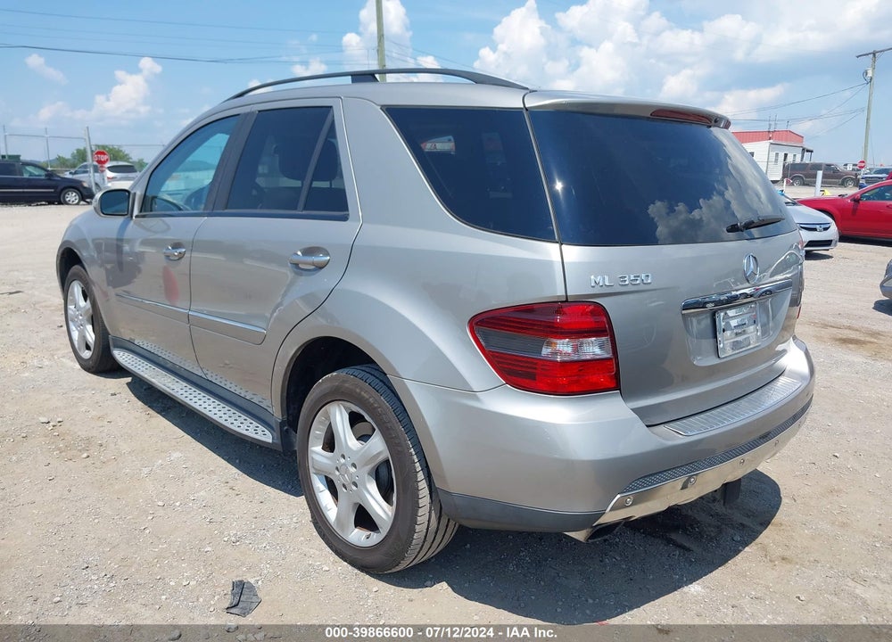 2007 MERCEDES-BENZ ML 350 4MATIC VIN: 4JGBB86E37A239367