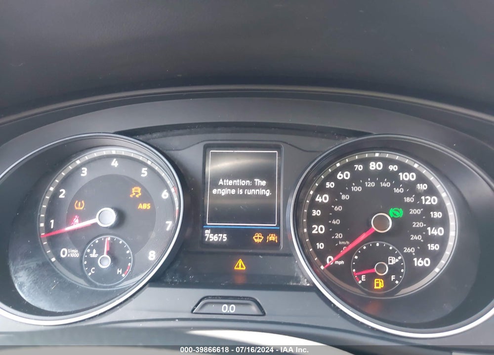 2019 VOLKSWAGEN ATLAS 3.6L V6 S VIN: 1V2GR2CA0KC541196