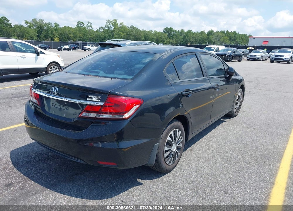 2013 HONDA CIVIC LX VIN: 2HGFB2F54DH300081