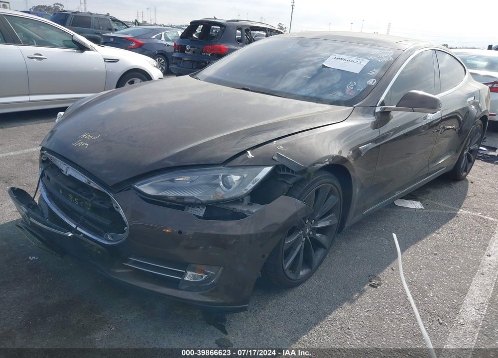 2014 TESLA MODEL S P85 VIN: 5YJSA1H13EFP51451