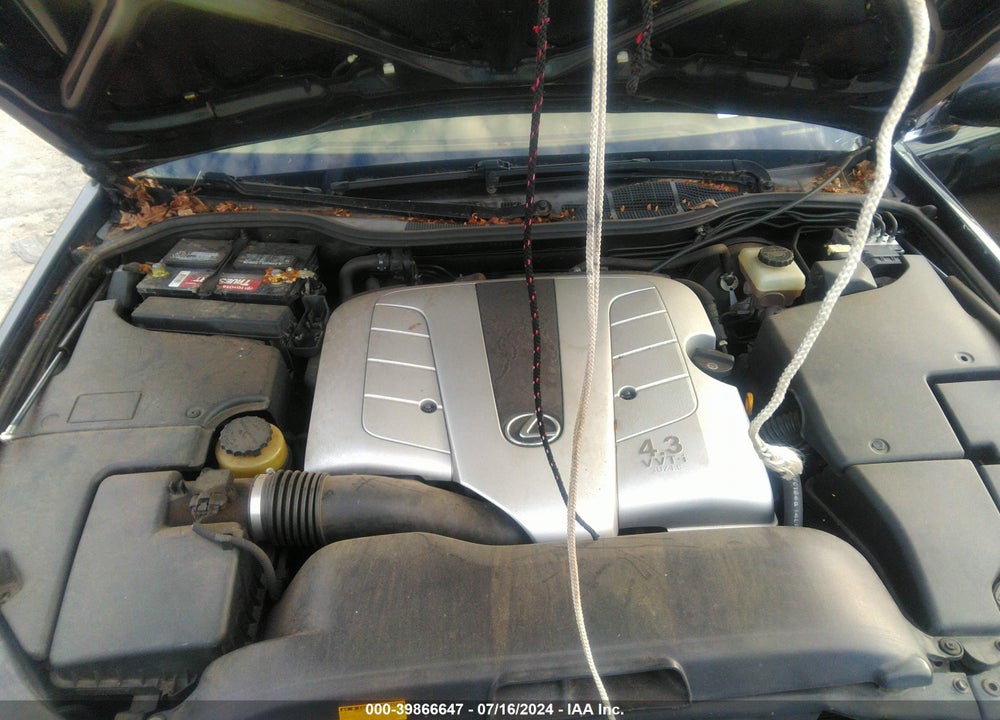 2004 LEXUS LS 430 VIN: JTHBN36F840129695
