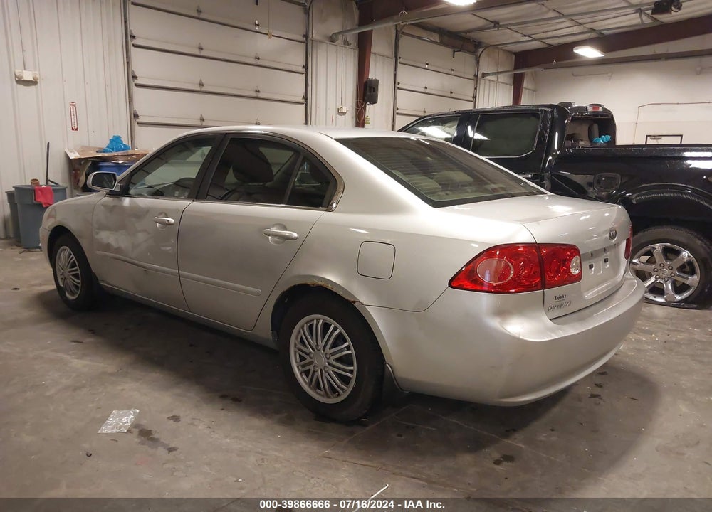 2008 KIA OPTIMA LX VIN: KNAGE123X85250113