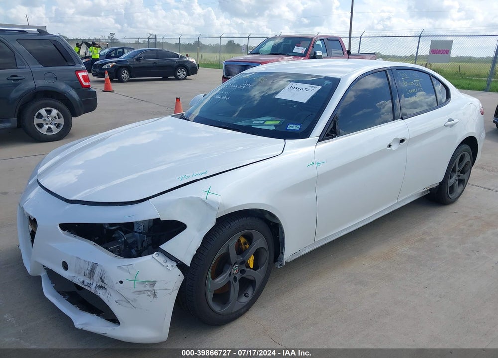 2017 ALFA ROMEO GIULIA TI AWD VIN: ZARFAEEN2H7559356