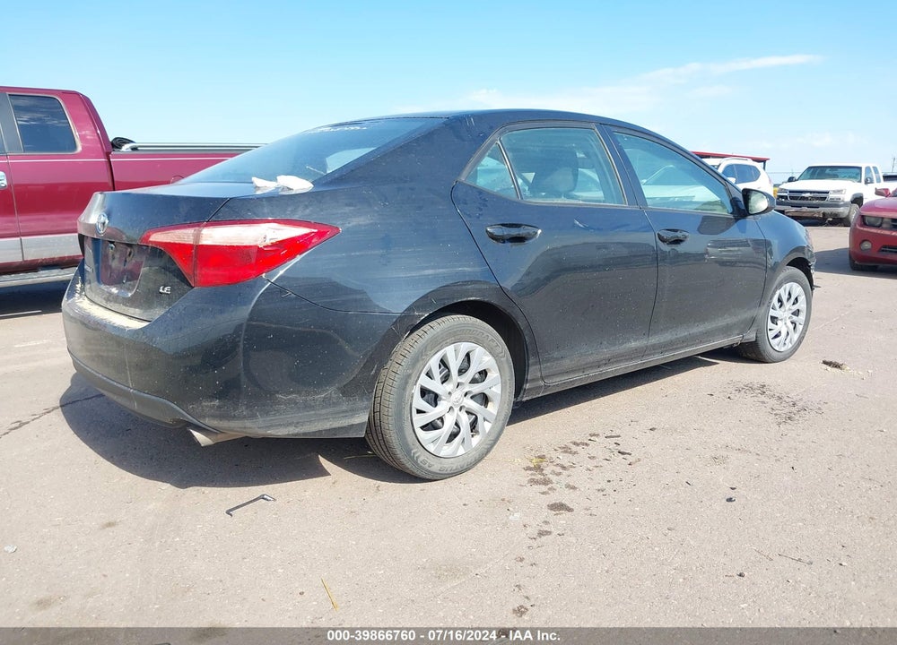 2019 TOYOTA COROLLA LE VIN: 2T1BURHE0KC229921