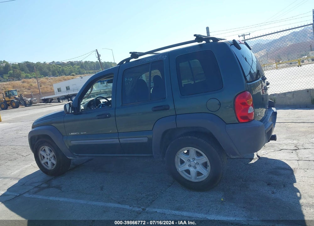 2002 JEEP LIBERTY SPORT VIN: 1J4GK48K52W322567