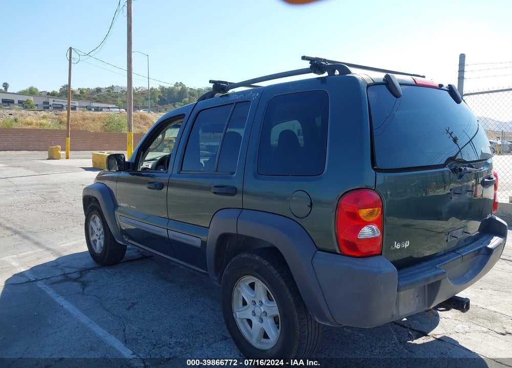 2002 JEEP LIBERTY SPORT VIN: 1J4GK48K52W322567