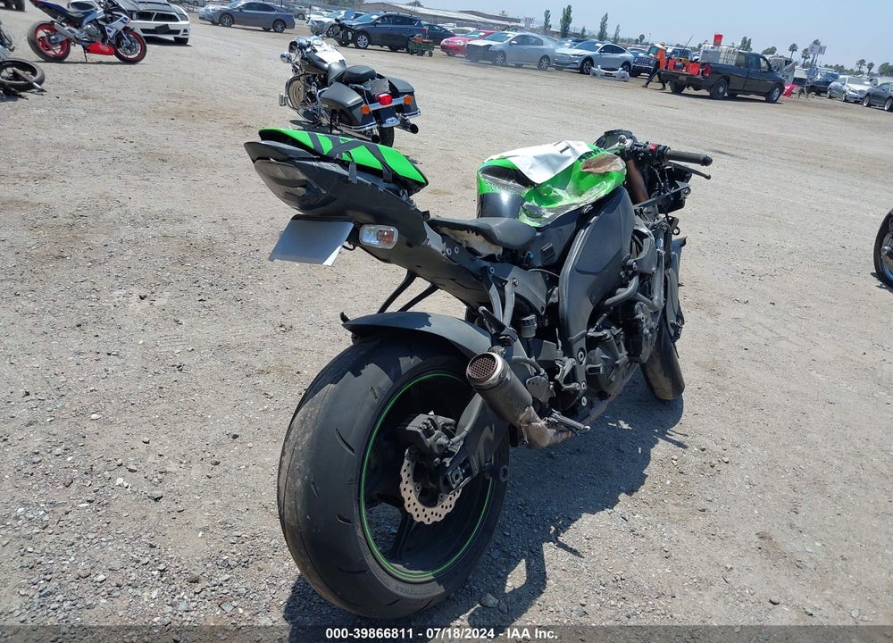2009 KAWASAKI ZX1000 E VIN: JKAZXCE129A022766