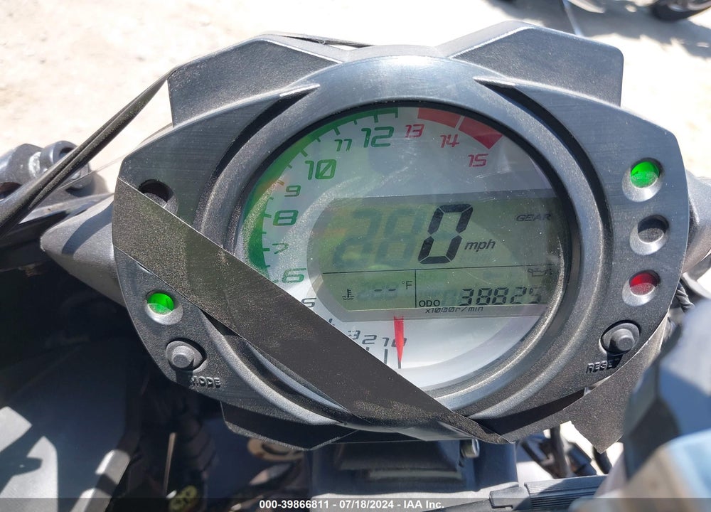 2009 KAWASAKI ZX1000 E VIN: JKAZXCE129A022766