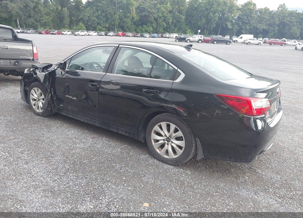 2016 SUBARU LEGACY 2.5I PREMIUM VIN: 4S3BNAC65G3025968