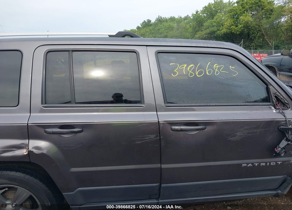 2016 JEEP PATRIOT HIGH ALTITUDE EDITION VIN: 1C4NJPFA6GD683658