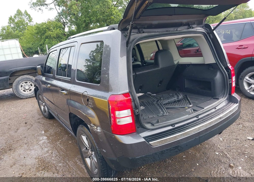 2016 JEEP PATRIOT HIGH ALTITUDE EDITION VIN: 1C4NJPFA6GD683658
