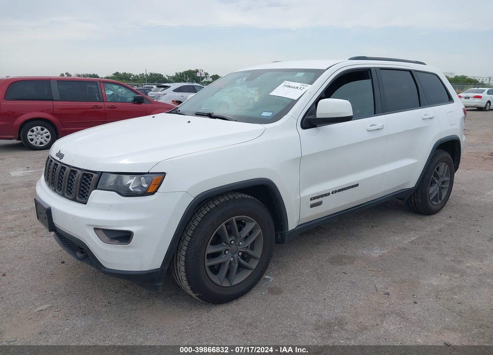 2016 CHEROKEE JEEP GRAND  75TH ANNIVERSARY VIN: 1C4RJEAG5GC506445