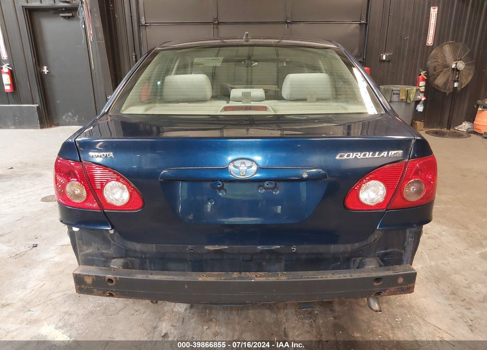 2008 TOYOTA COROLLA LE VIN: 2T1BR32E88C902048