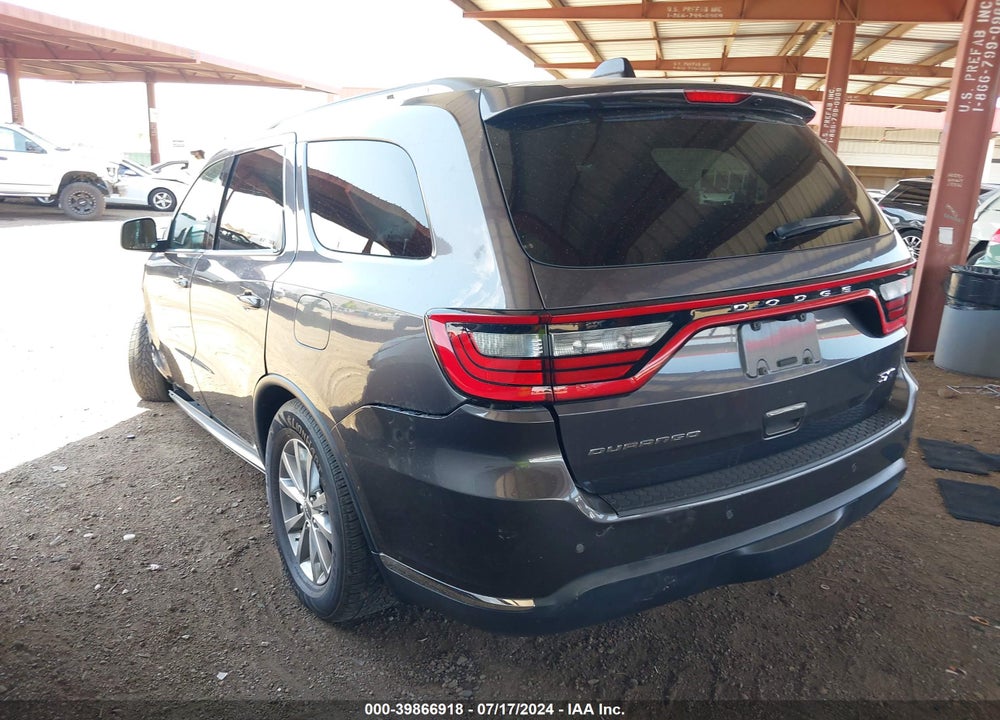2017 DODGE DURANGO SXT RWD VIN: 1C4RDHAG1HC703249