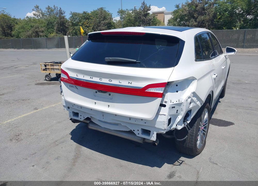 2018 LINCOLN MKX RESERVE VIN: 2LMPJ6LR0JBL35140