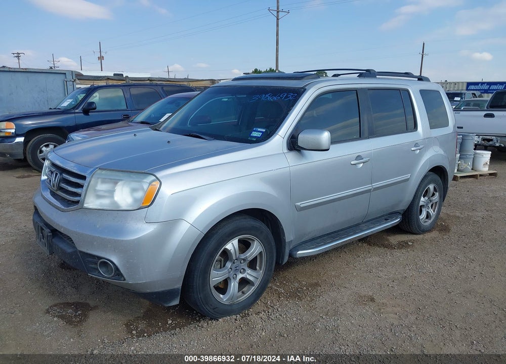 2012 HONDA PILOT EX-L VIN: 5FNYF4H67CB021483