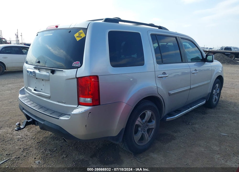 2012 HONDA PILOT EX-L VIN: 5FNYF4H67CB021483