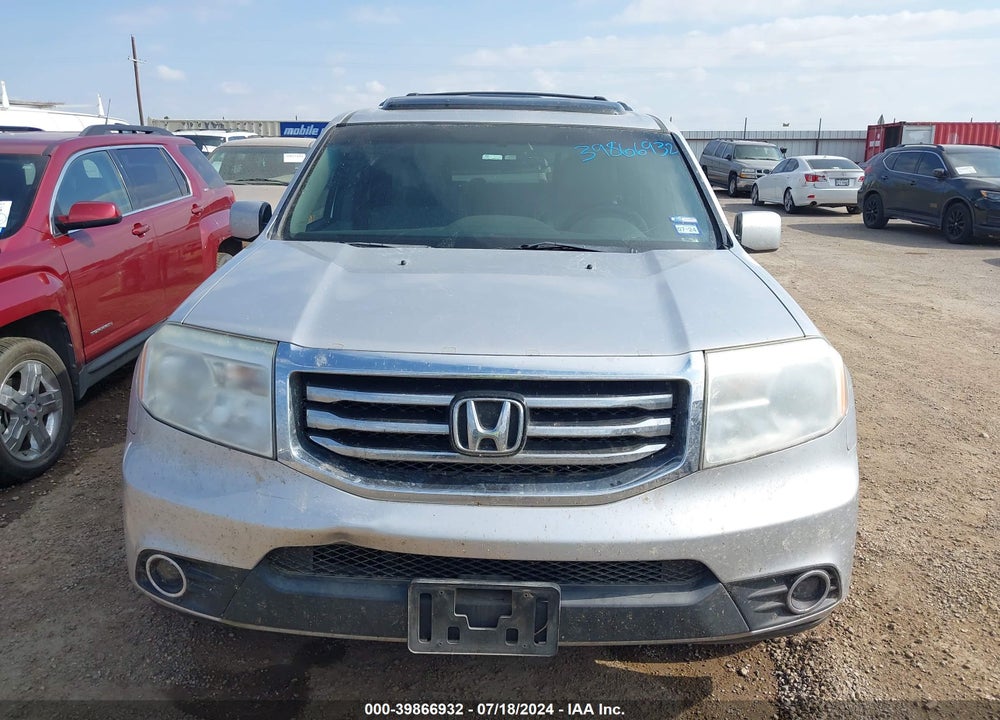 2012 HONDA PILOT EX-L VIN: 5FNYF4H67CB021483