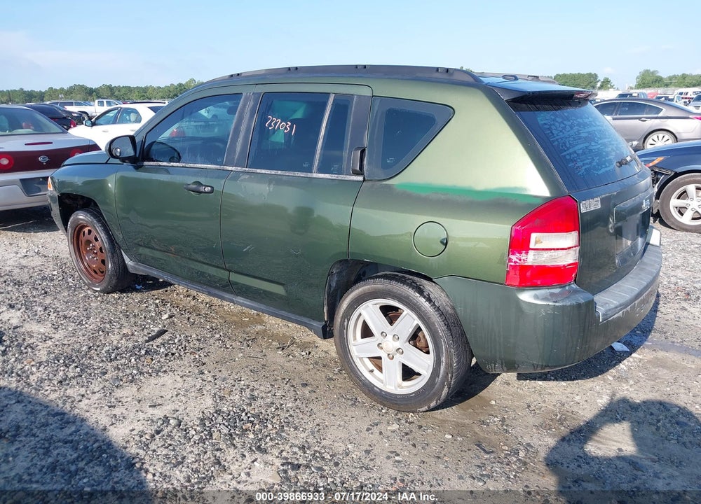 2007 JEEP COMPASS SPORT VIN: 1J8FT47W57D211208
