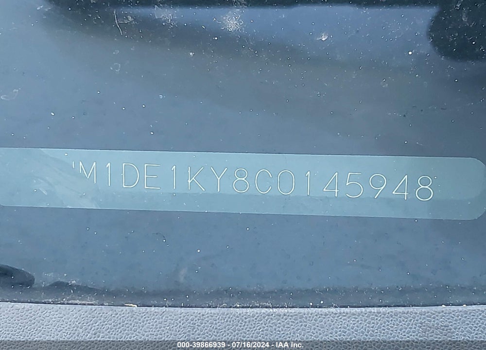 2012 MAZDA 2 SPORT VIN: JM1DE1KY8C0145948