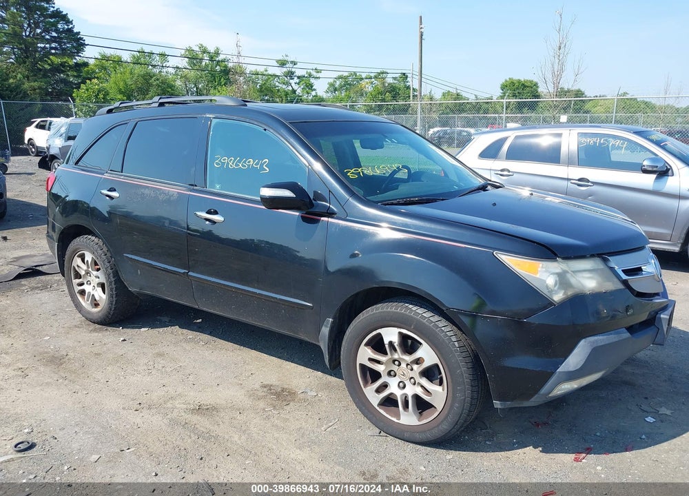 2008 ACURA MDX VIN: 2HNYD28228H502437