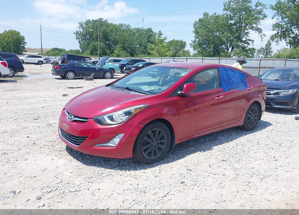 2015 HYUNDAI ELANTRA SE VIN: 5NPDH4AE6FH608421