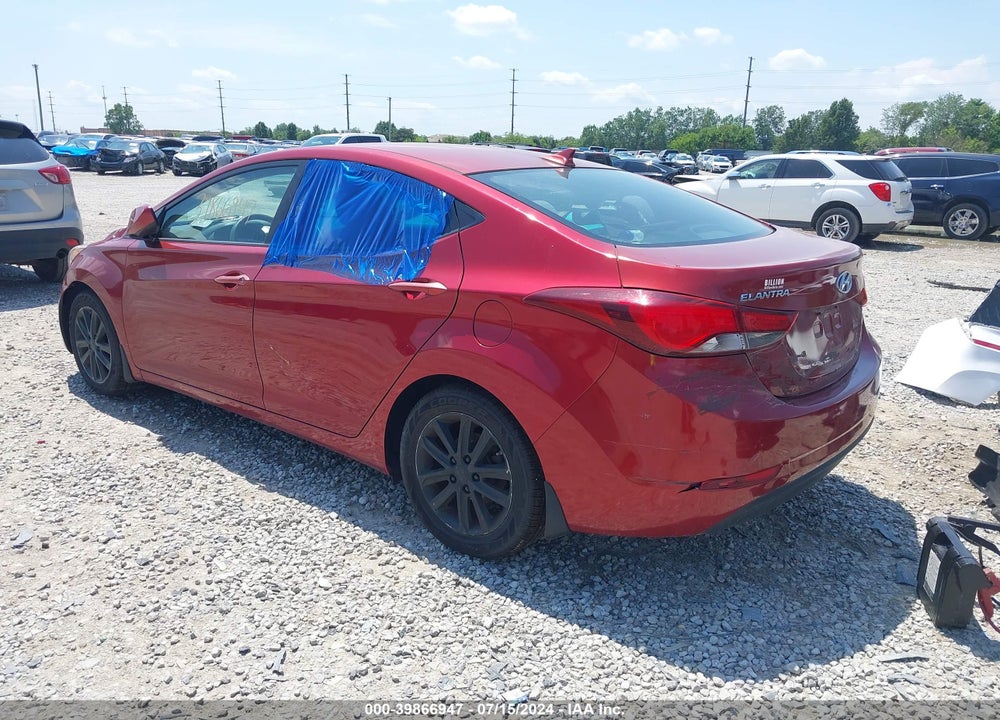 2015 HYUNDAI ELANTRA SE VIN: 5NPDH4AE6FH608421