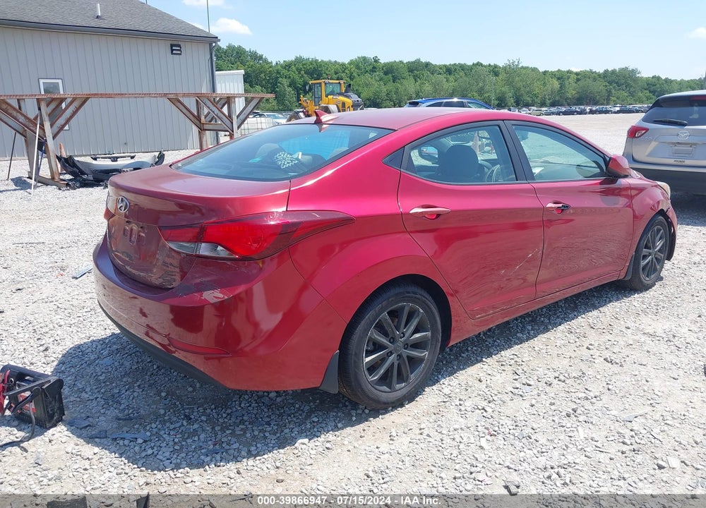 2015 HYUNDAI ELANTRA SE VIN: 5NPDH4AE6FH608421