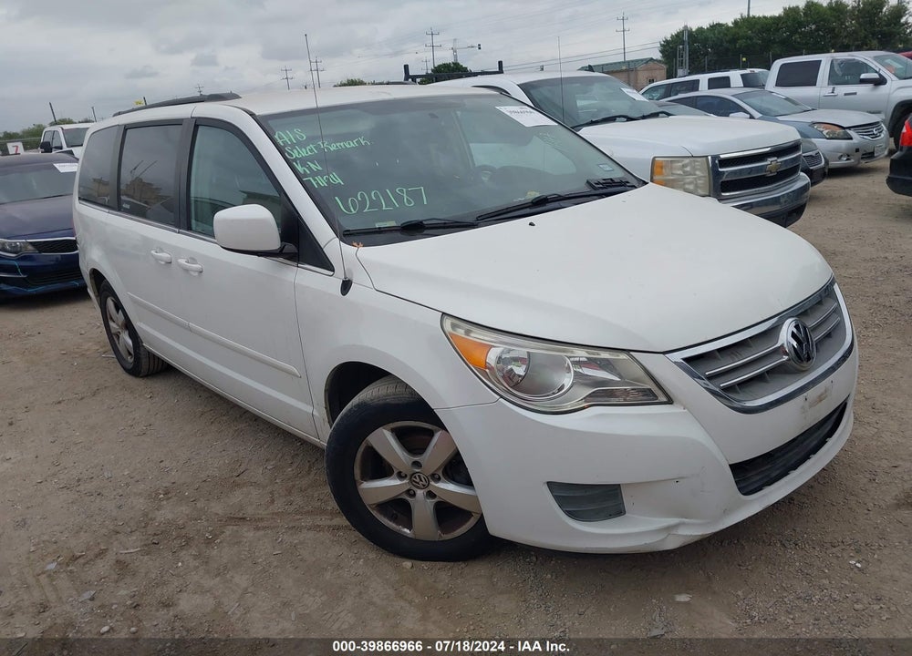 2011 VOLKSWAGEN ROUTAN SE VIN: 2V4RW3DG9BR622187