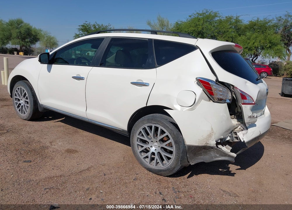 2014 NISSAN MURANO SL VIN: JN8AZ1MW8EW507316