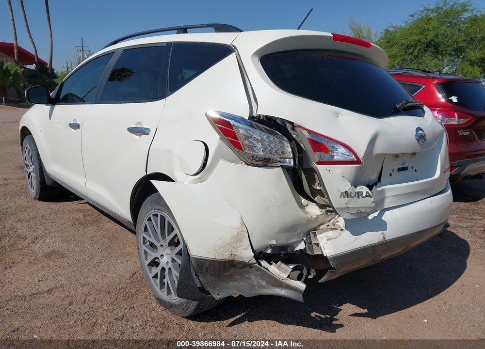 2014 NISSAN MURANO SL VIN: JN8AZ1MW8EW507316