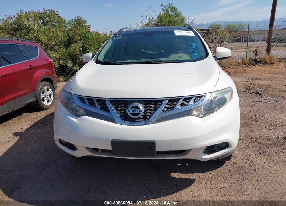 2014 NISSAN MURANO SL VIN: JN8AZ1MW8EW507316