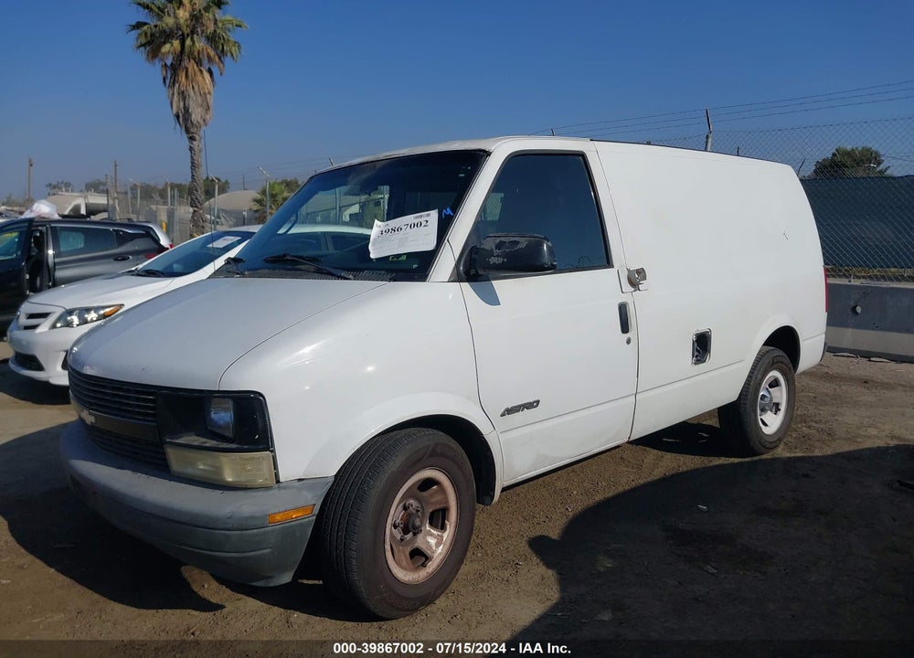 1999 CHEVROLET ASTRO VIN: 1GCDM19W4XB106212