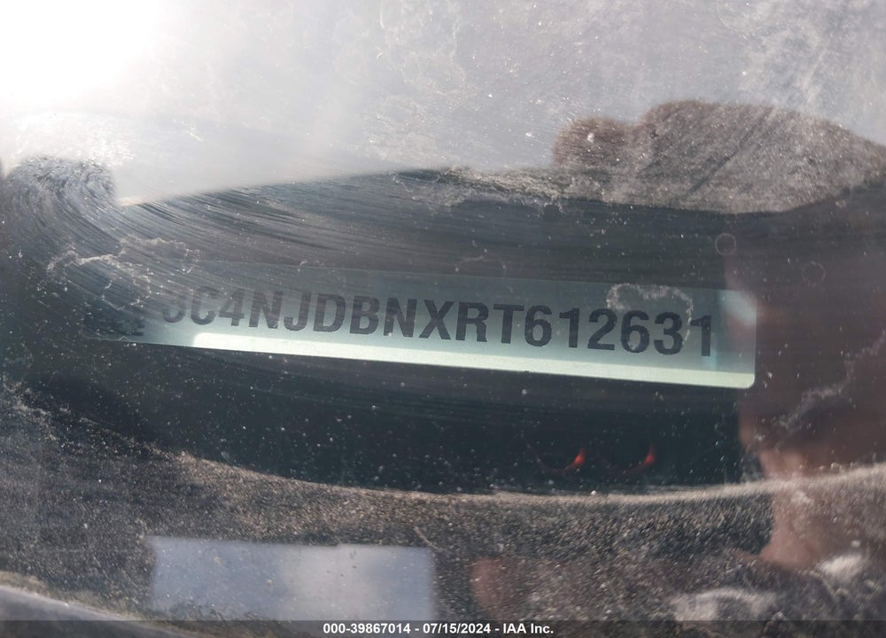 2024 JEEP COMPASS LATITUDE 4X4 VIN: 3C4NJDBNXRT612631