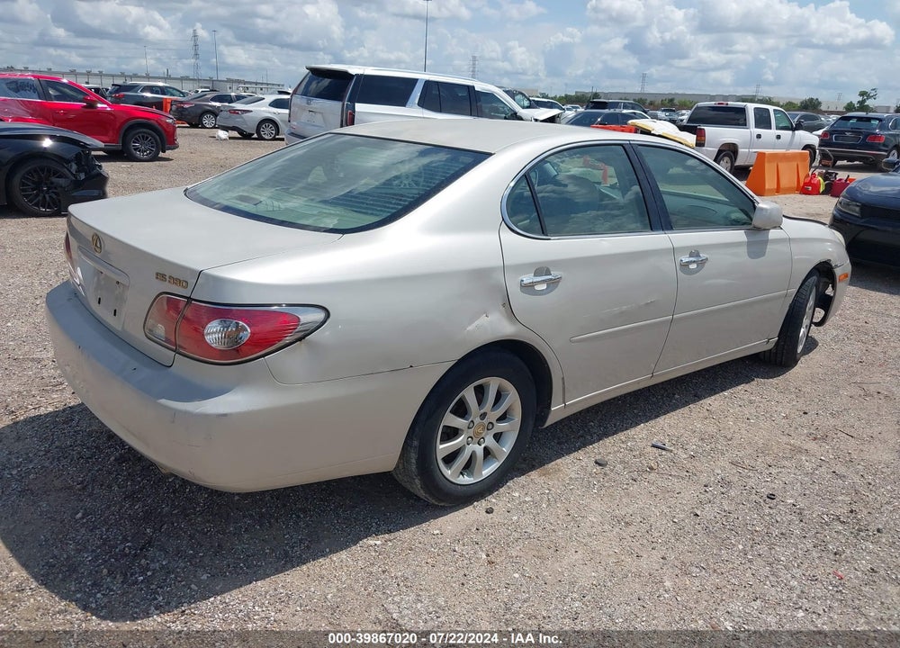 2004 LEXUS ES 330 VIN: JTHBA30G840011501