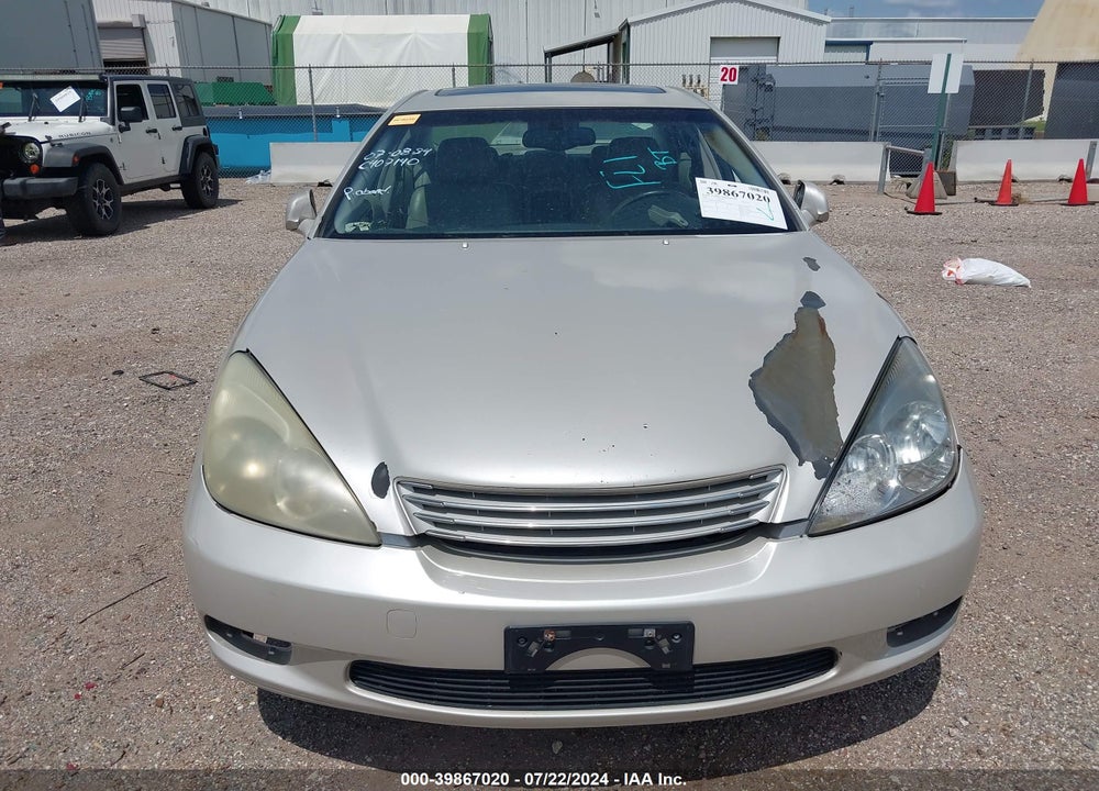 2004 LEXUS ES 330 VIN: JTHBA30G840011501