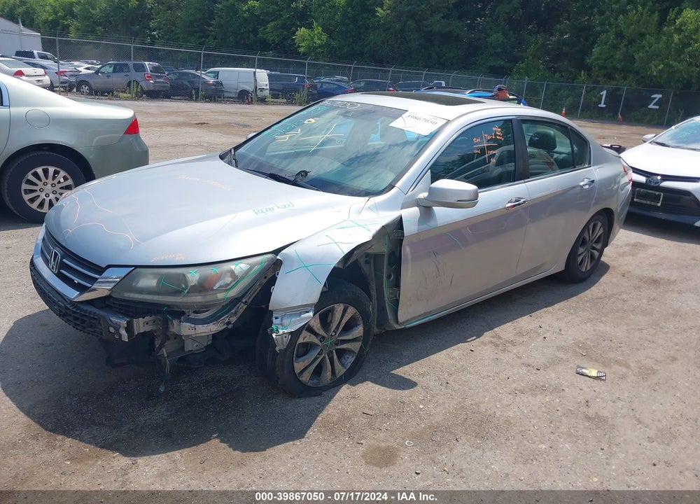 2014 HONDA ACCORD EX-L VIN: 1HGCR2F85EA303418