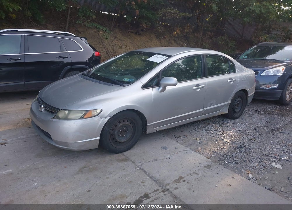 2006 HONDA CIVIC LX VIN: 1HGFA16506L105100