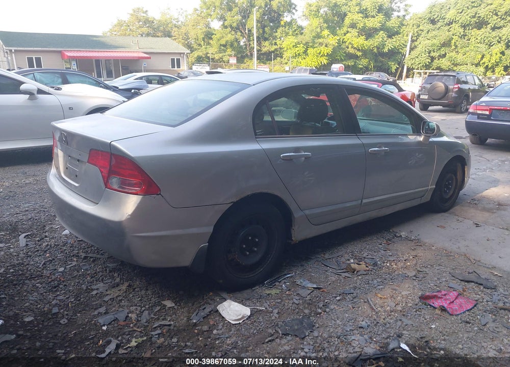 2006 HONDA CIVIC LX VIN: 1HGFA16506L105100