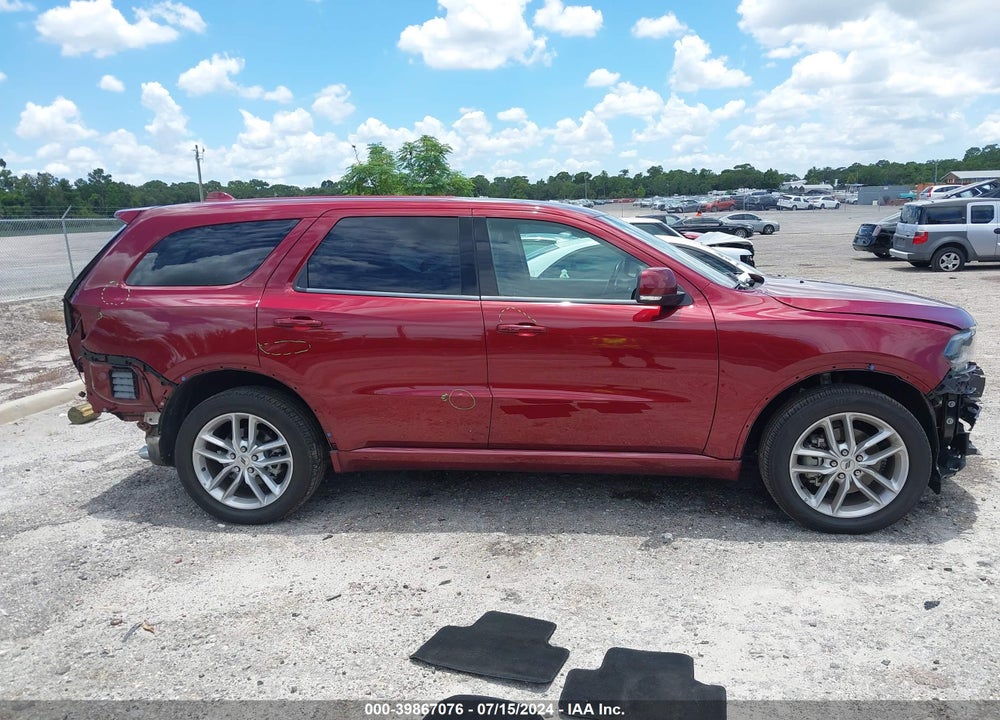 2022 DODGE DURANGO GT PLUS AWD VIN: 1C4RDJDG5NC137756