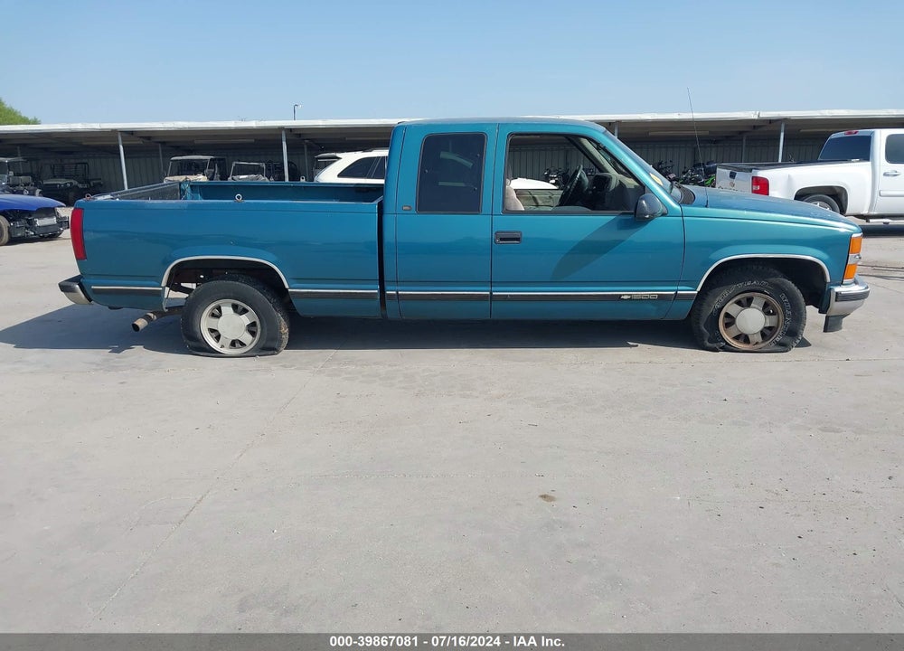 1997 CHEVROLET C1500 FLEETSIDE VIN: 2GCEC19R6V1223188