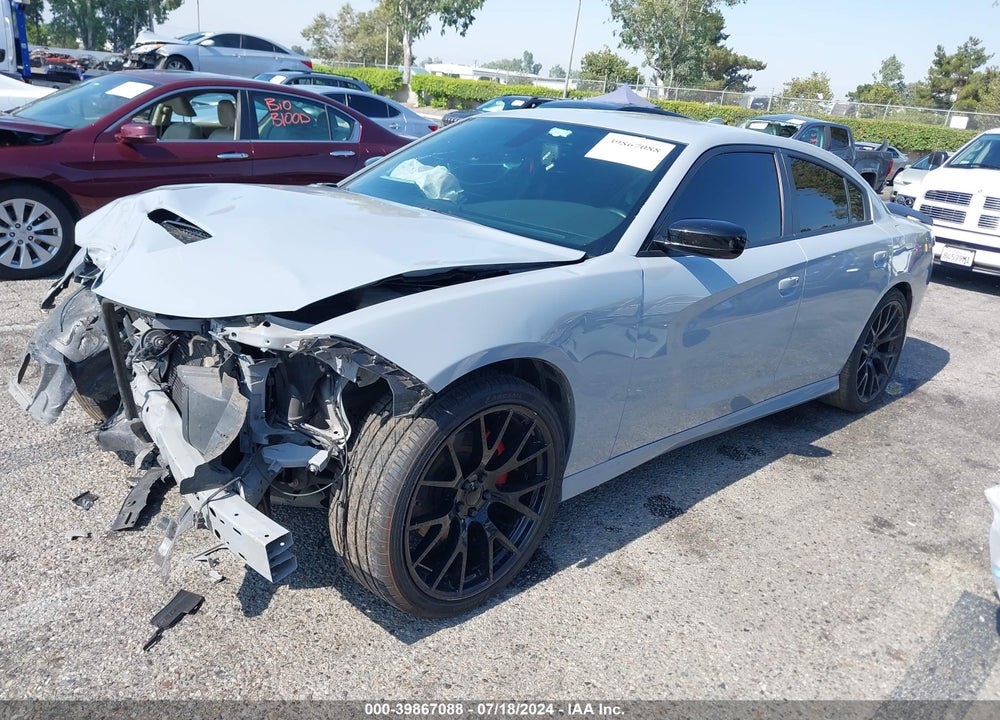 2022 DODGE CHARGER GT RWD VIN: 2C3CDXHG1NH146295